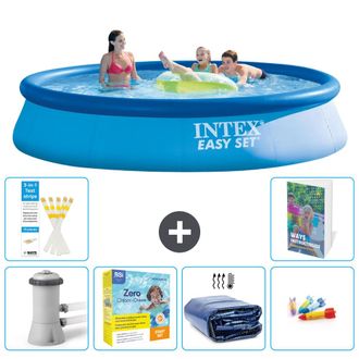 Intex Piscina Easy Set Redonda - 396x84 Cm - 7-piezas S181