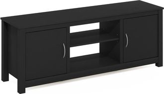 Furinno Classic TV Stand with Storage for TV up to 65 Inch, Americano