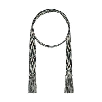 Pierre-Louis Mascia Accessoires, Heren, Zwart, ONE Size, Katoen, Plmnastr Geweven Strikriem
