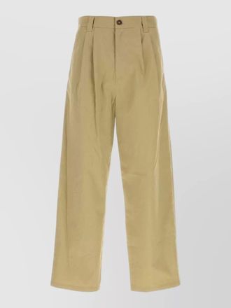 A.P.C. cotton ricky shorts belt loops pleats