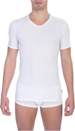Dirk Bikkembergs T-shirt girocollo in bi-pack - - Tops - Uomo - Bianco - S