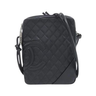 Chanel Pre-owned Cambon Line Calf Shoulder Bag - Dames - Pre-owned - Zwart - Maat: ONE Size Leer
