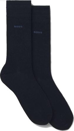 HUGO BOSS 2-Pack Regular-Length Bamboo-Blend Socks, Size 39/42