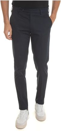 Berwich Morello chino - Heren - Chinos - Blauw - 5XL - Katoen - Broeken