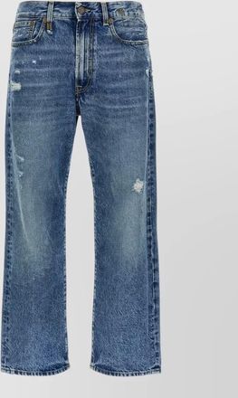 R13 relaxed boyfriend cut jeans belt loops
