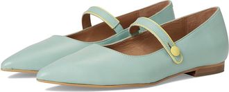FLY London SULN265FLY Womens Flat Shoes Spearmint : EU 37 (US Womens 6.5-7) M, Leather