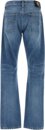 Versace Five-Pocket Denim Jeans - Blue