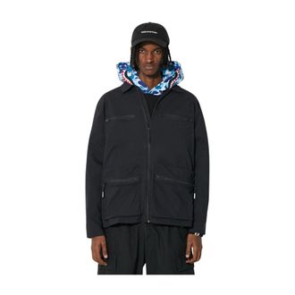 Rains Tomar Overshirt - Heren - Zomerjassen - Blauw - M - Nylon - Jassen