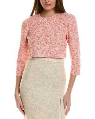 St. John Tweed Top