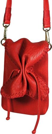 Carlos Falchi Cell Phone Butterly Lambskin Leather Bag in Red at Nordstrom