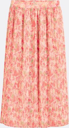 La Redoute Collections Lange plissérok, bedrukt