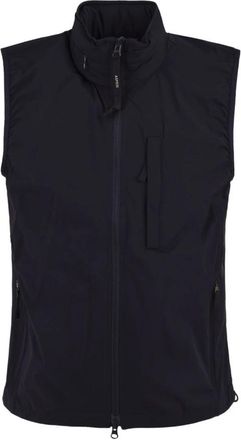 Aspesi Stretch Nylon Vest - Heren - Bodywarmers - Blauw - 3XL - Nylon - Jassen