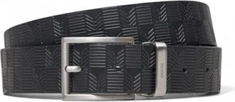 Guess Bucharest 4G Logo Riem - Heren - Riemen - Zwart - M - Leer - Accessoires