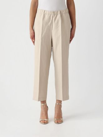 Liviana Conti Pantaloni cropped Liviana Conti in misto lino