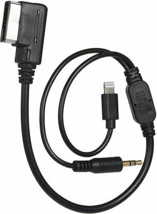 OEM Adecuado Para Adaptador De Interfaz Aux De 3,5 Mm Con Conexi&oacute;n De L&iacute;nea Para Audi Vw Mdi Ami Mmi Ipad Iphone 5 6s