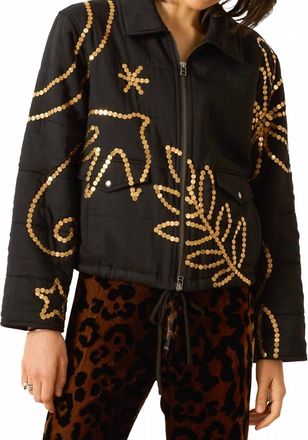 Alix of Bohemia Lex Moondrift Coin Jacket In Black