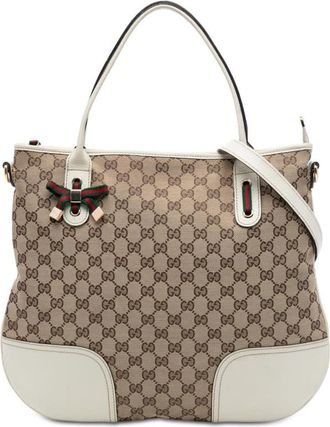 Gucci Pre-owned Gucci GG Canvas Princy Satchel Ladies 203256 001998
