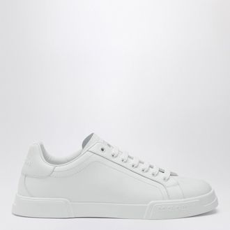 Dolce & Gabbana Sneaker Portofino bianca in pelle