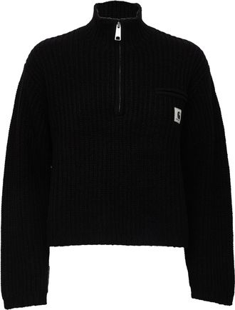Carhartt Work in Progress W Detroit Half-Zip Heavy Ribbed Knit Sweater