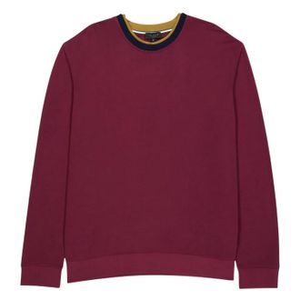 Ted Baker Heren-sweatshirt van gebreid materiaal met gelaagde look en normale pasvorm (Rood)