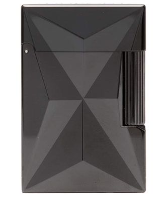 S.T. Dupont Aansteker met gegraveerd logo - Zwart