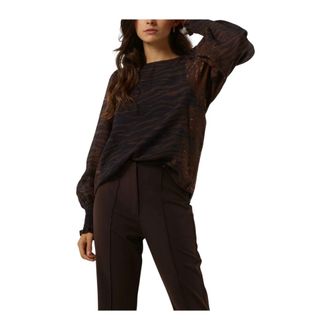 Freebird by Steven Dames, Blouses & Shirts, Bruin, Maat: XS Viscose