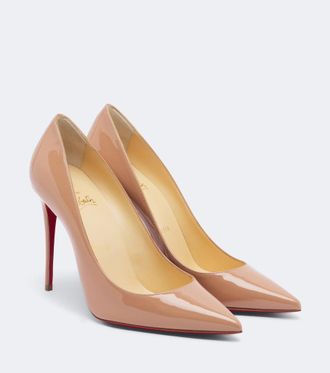 Christian Louboutin Kate 100 patent leather pumps