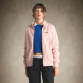 Members Only Womens Classic Iconic Racer Jacket (Slim Fit)