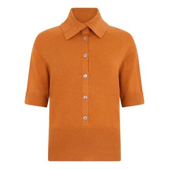 Malo Polo Shirts, female, Orange, L, Polo Jumper
