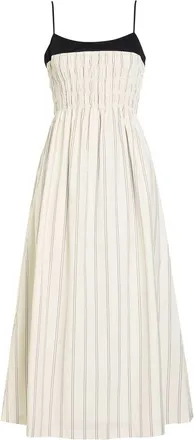 Rails Primrose Striped Cotton Midi Dress - White - XL (UK16 / XL)