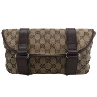 Gucci Pre-owned Belt Bags, unisex, Beige, Size: ONE SIZE Pre-owned GG Canvas Fanny Pack