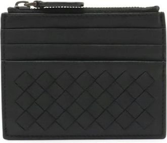 Bottega Veneta Pre-owned Vintage Coin Purse - unisex - Vintage Accessoires - Zwart - ONE Size - Leer - Vintage