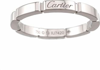 Cartier Silver White Gold (18K) Band Ring (Pre-Owned)