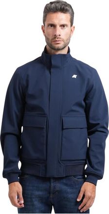 K-Way Herve Bonded Peacoat - Heren - Zomerjassen - Blauw - S - Jassen