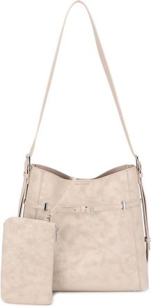 Mali + Lili Amy Vegan Leather Bucket Bag in Sand at Nordstrom Rack