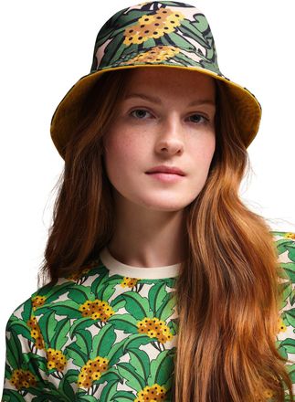 Regatta Womend Orla Kiely Reversible Bucket Hat - Green Tropical - L/XL