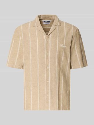 Review Regular Fit Freizeithemd aus Baumwoll-Leinen-Mix mit Reverskragen in Beige, Gr&ouml;&szlig;e XL