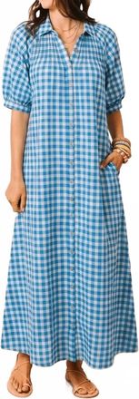 Sunshine Tienda Oasis Dress In Blue Bay Gingham