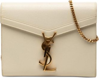 Saint Laurent Pre-owned Saint Laurent Grain De Poudre Monogram Cassandra Chain Wallet Ladies 4AM5IG3NT4ZDRU8S