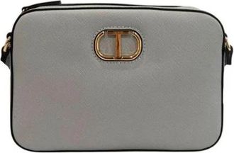 Twinset Cross Body Bags, female, Blue, Size: ONE SIZE Crossbody Bag with Logo Detail