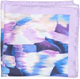 Robert Graham Abstract Pocket Square in Lavender/Blue at Nordstrom Rack