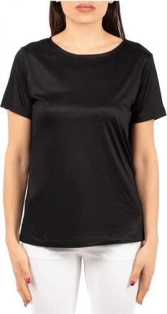 Fay Stijlvolle Gebreide Top - Dames - Blouses - Zwart - S - Overhemden