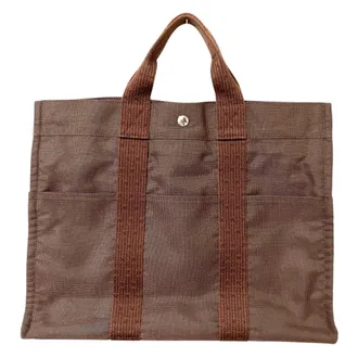 Herm&egrave;s Brown Tote Bag (Pre-Owned)