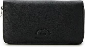 Karl Lagerfeld Wallet - Dames - Portefeuilles - Zwart - ONE Size - Leer - Accessoires