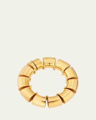 Alaia Goldtone Coil Bracelet