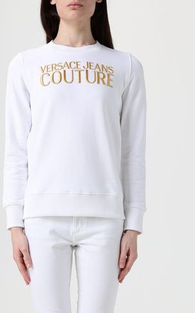 Versace Jeans Couture Felpa in cotone con logo Versace Jeans Couture