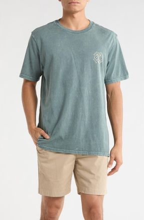 Roark Ghostrider Cotton Graphic T-Shirt in Slate Green at Nordstrom, Size Xx-Large