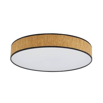 Lindby L&aacute;mpara De Techo Led jutis En Marr&oacute;n Madera - Lindby