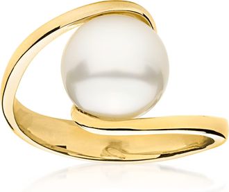 Ross-Simons 9-9.5mm Cultured South Sea Pearl Ring in 14kt Yellow Gold