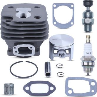 OEM Piezas De Motosierra Linduxe 268 Para Husqvarna 272, 272xp, 268xp, 61 Y 268k Con Kit De Cojinete De Agujas De Pist&oacute;n De Cilindro De 52 Mm